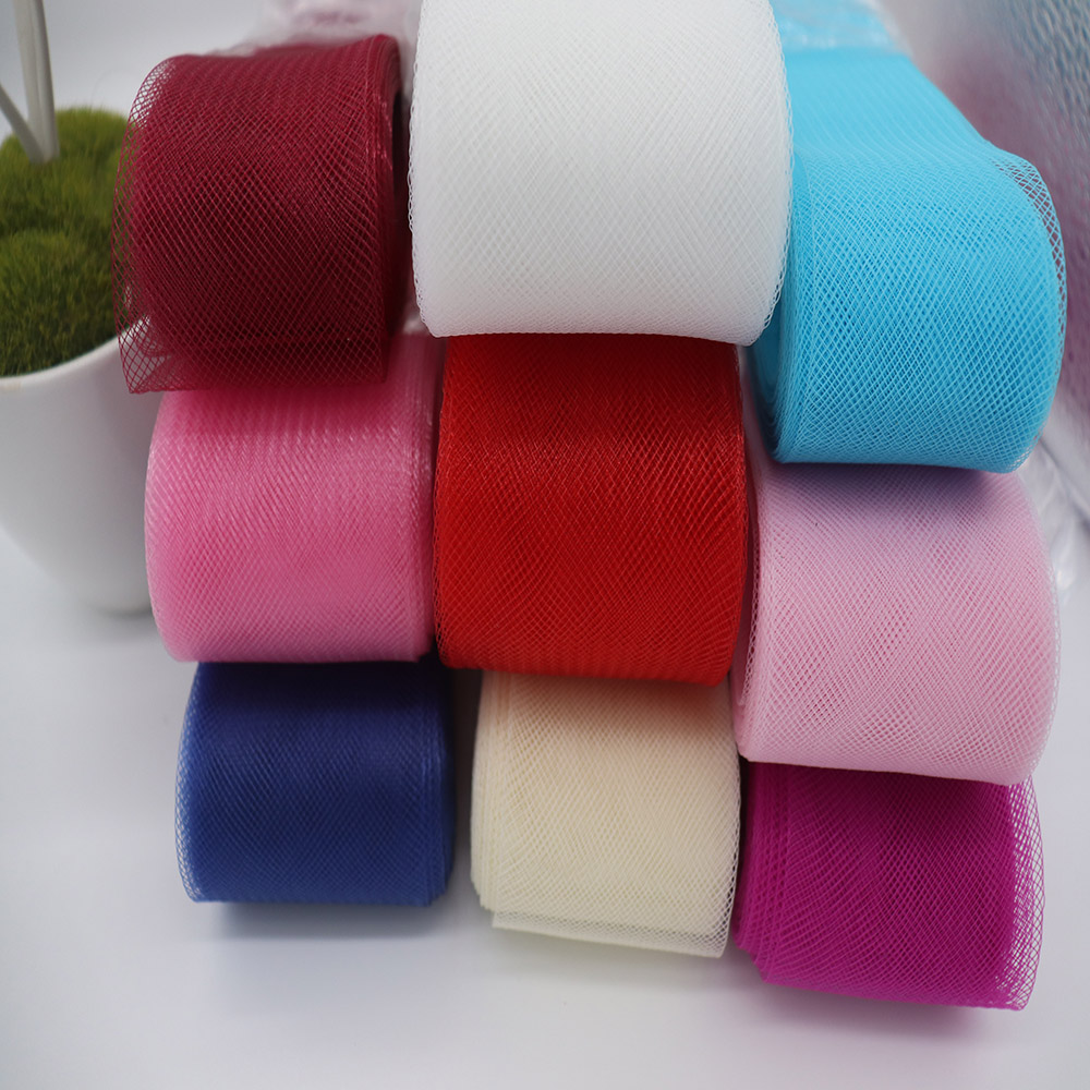 Sewing - Soft Polyester Mesh Ribbon Flat Plain
