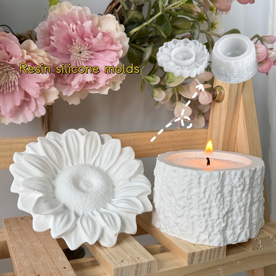 Silicone Epoxy Resin Molds Set - Resin Silicone Mold | Two-Piece Set