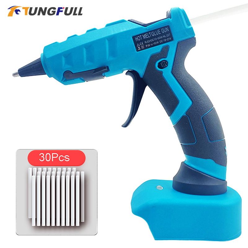 Hot Melt Glue Gun Cordless - 18V 40W Electric Hot Melt Glue