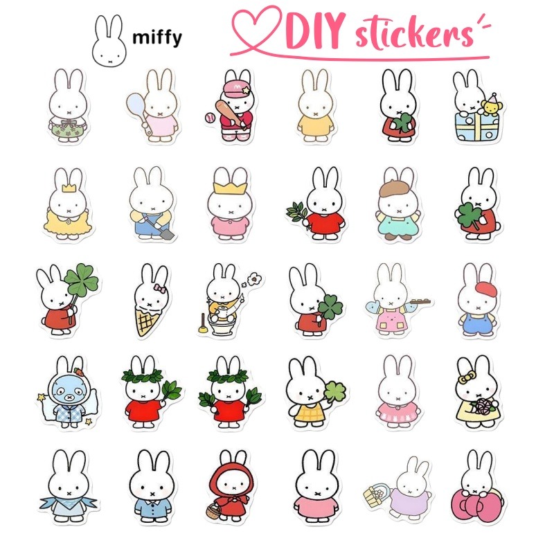 Scrapbooking - Miffy High Color Value Creative Simple