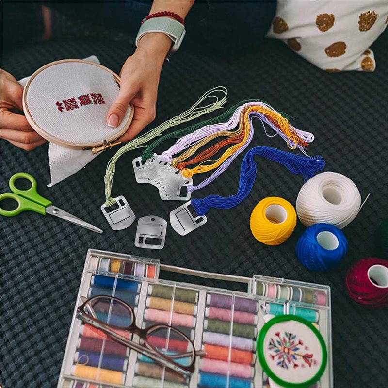 M11K-180Pcs Acrylic Embroidery - Cotton Embroidery Thread Skeins 评论和价格