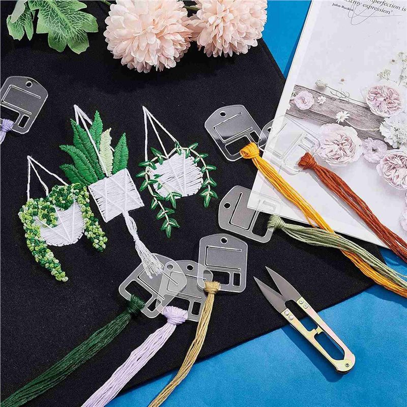 M11K-180Pcs Acrylic Embroidery - Cotton Embroidery Thread Skeins 评论和价格