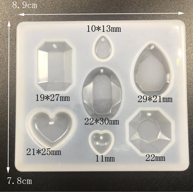 6 Designs Silicone Resin Mold  - Silicone Epoxy Resin Molds Set 评论和价格