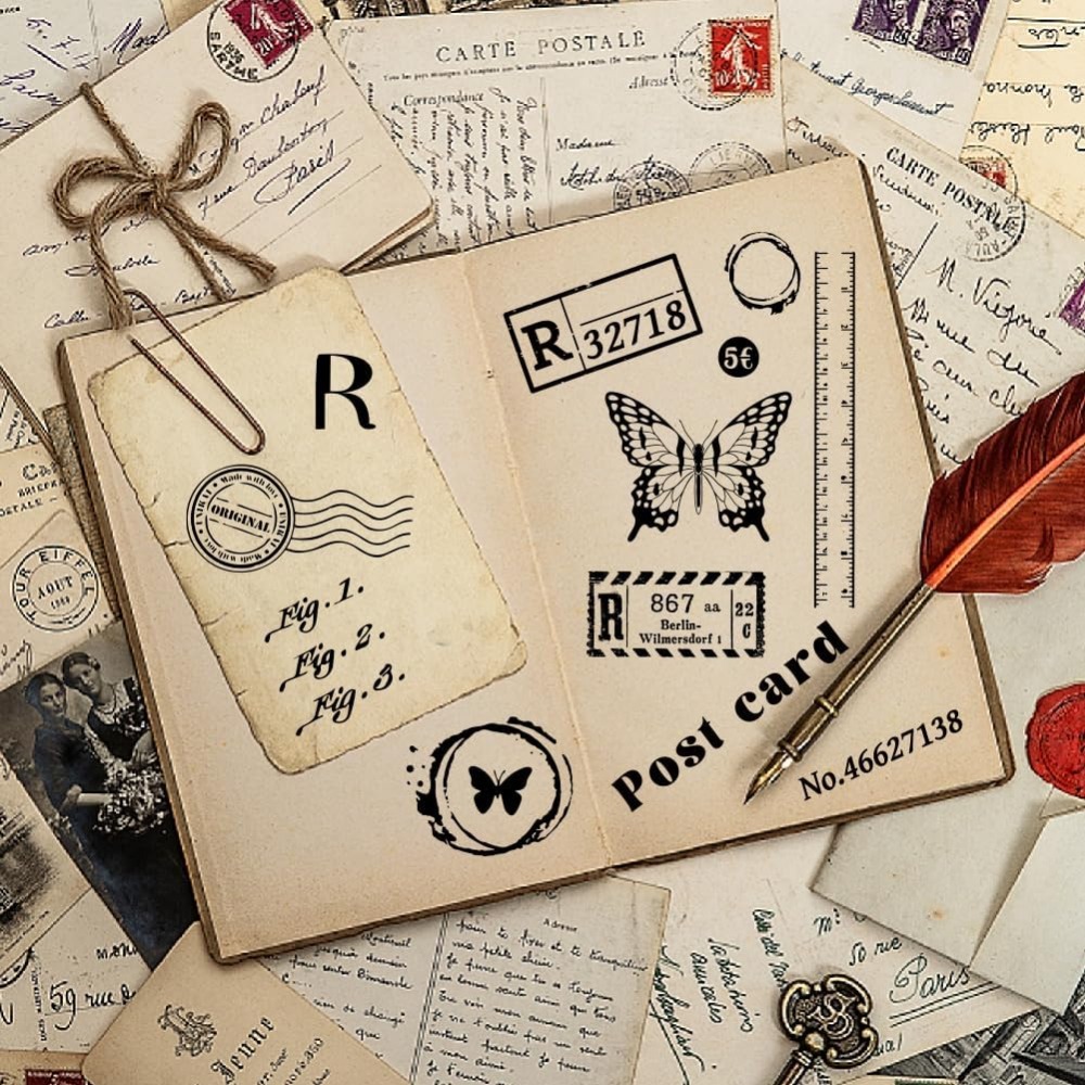 Postage Clear Stamps Variety P - Clear Silicone Stamps For Card Making 评论和价格