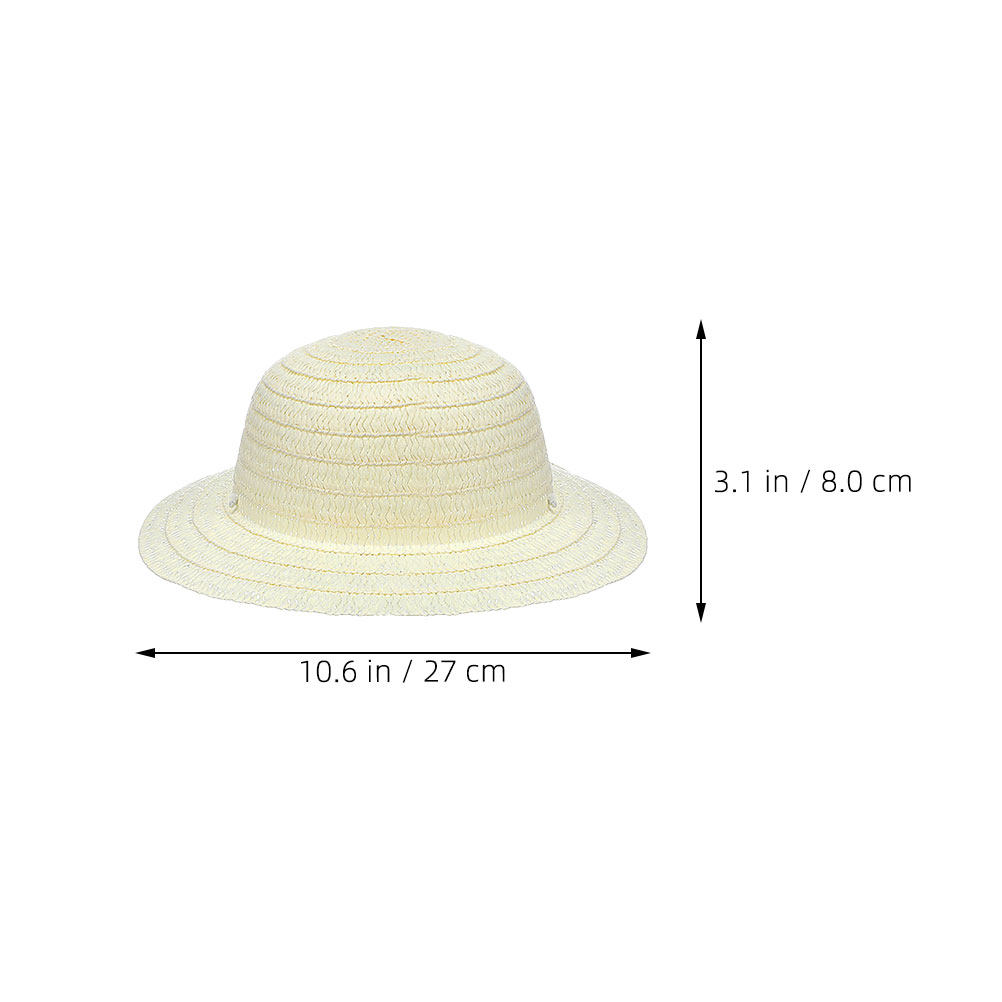 8Pcs Children Straw Hats DIY B - Painting Supplies 评论和价格
