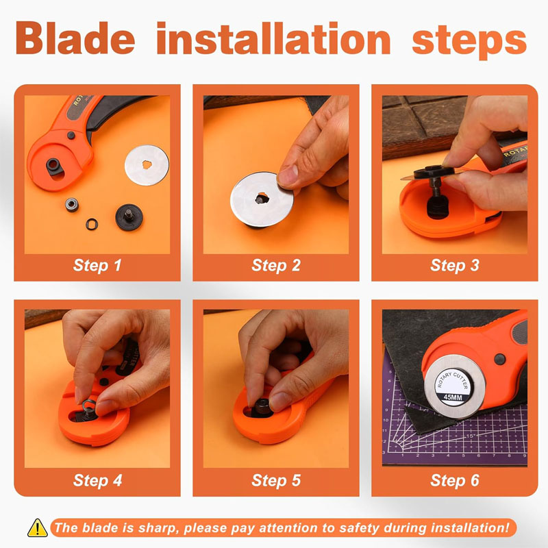 Fabric Rotary Cutter 45mm Blad - Rotary Cutter For Fabric 45Mm 评论和价格