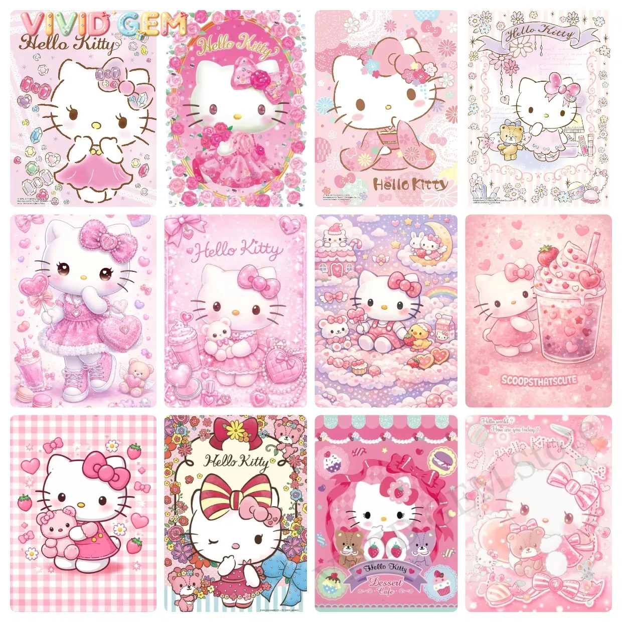 VIVID GEM Sanrio 5D DIY Diamon - 5D Diamond Painting Kit Full Drill 评论和价格