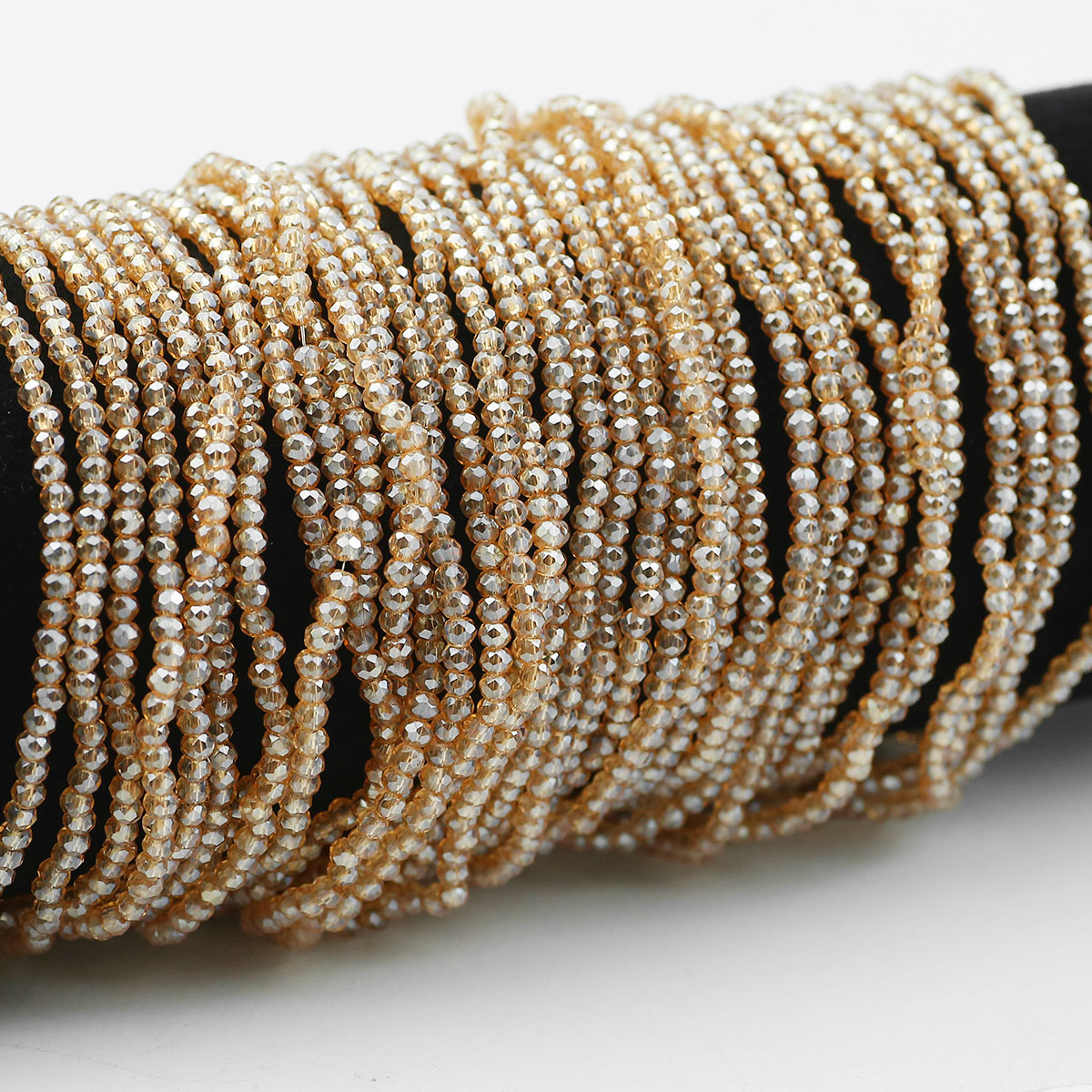WLYeeS Flat Round Gold Champag - Glass Seed Beads 2Mm Jewelry Making 评论和价格