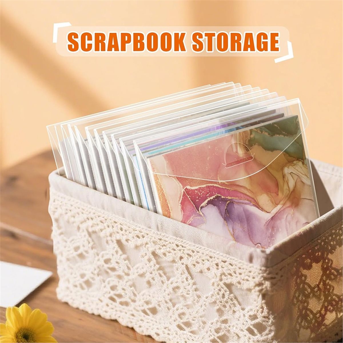 (A02R] 6x6Inch Scrapbook Stora - Scrapbooking 评论和价格