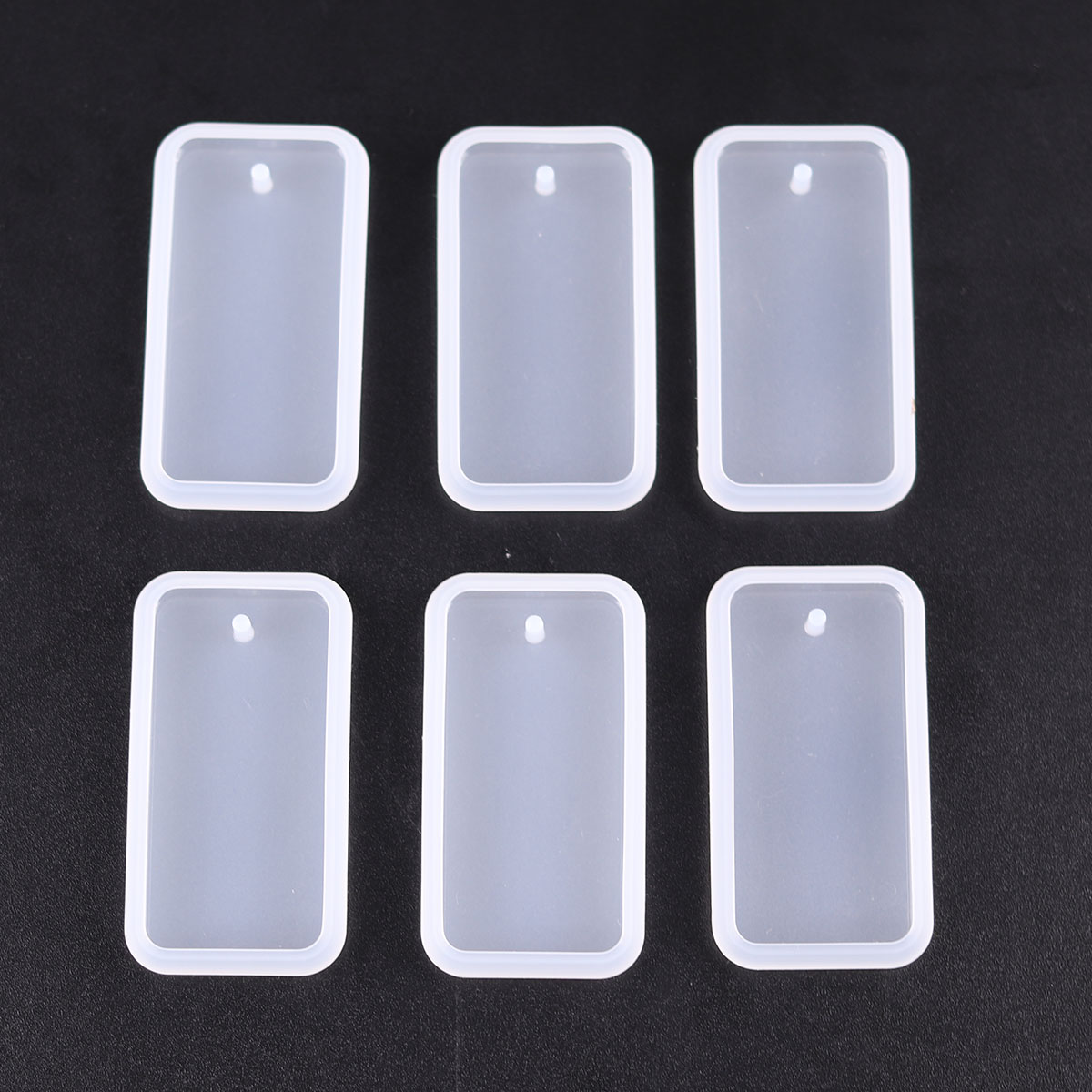 1PC DIY Keychain Pendant Silic - Silicone Epoxy Resin Molds Set 评论和价格