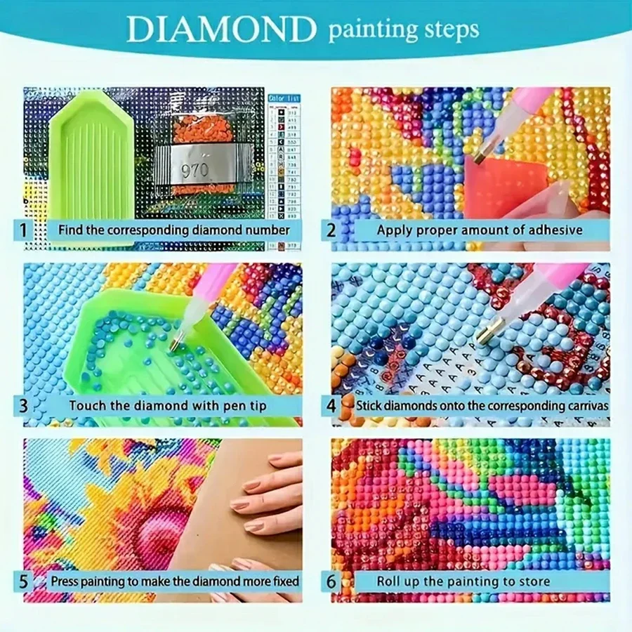 Cartoon Happy Old Couple 5D Fu - 5D Diamond Painting Kit Full Drill 评论和价格