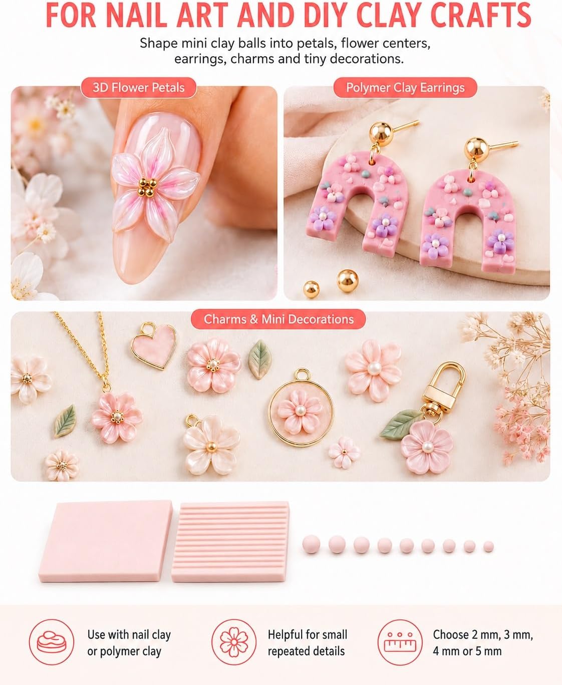 4PCS 3D Print Clay Gel Ball Ma - Beading 评论和价格