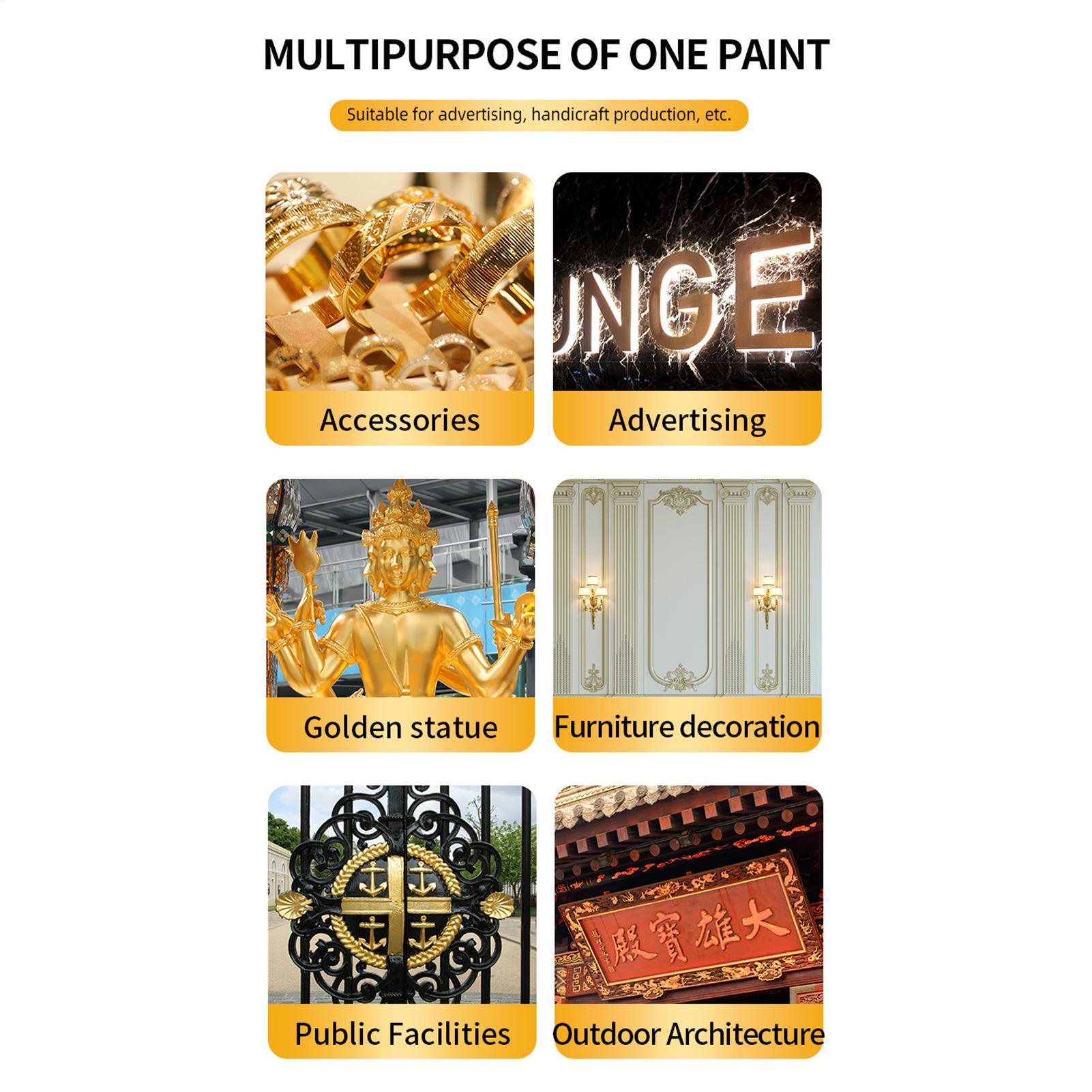 Liquid Gilding Gold Paint 300g - Painting Supplies 评论和价格