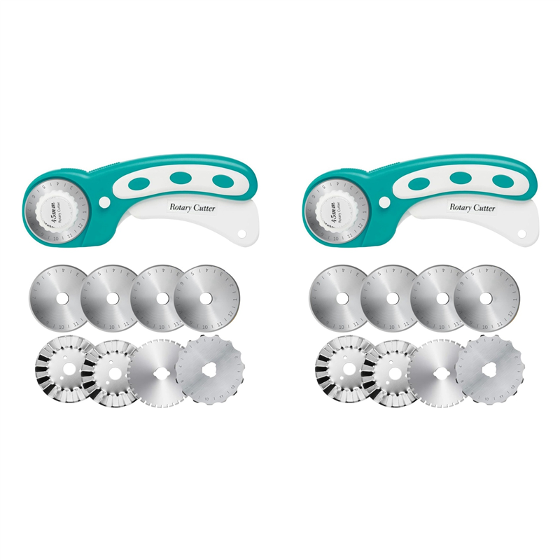 【TODAY-ONLY!】2Pcs 45Mm Rotary  - Rotary Cutter For Fabric 45Mm 评论和价格