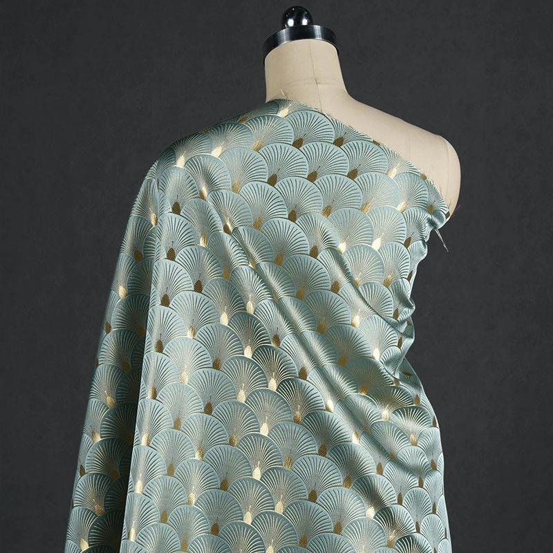 Ginkgo Leaf Fan Shaped Jacquar - Sewing 评论和价格