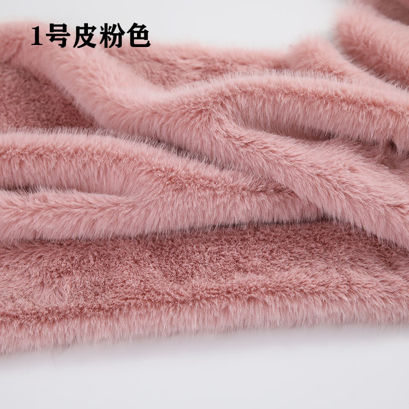 High Low Pile Faux Plush Fabri - Sewing 评论和价格