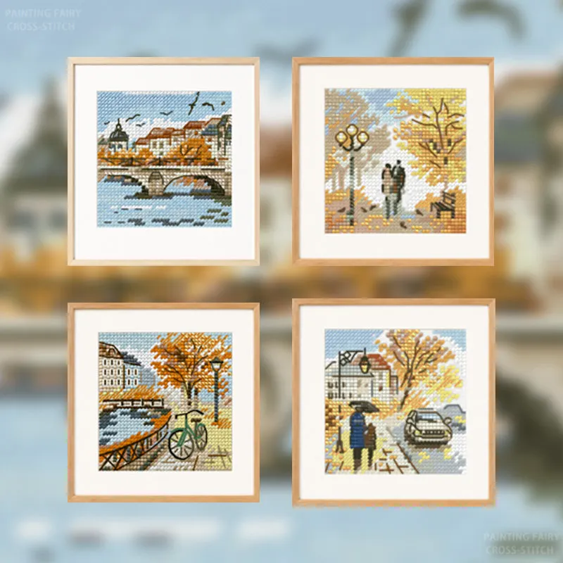 [CC-City Autumn Series]Beginne - Cross Stitch Stamped Kits Beginners 评论和价格