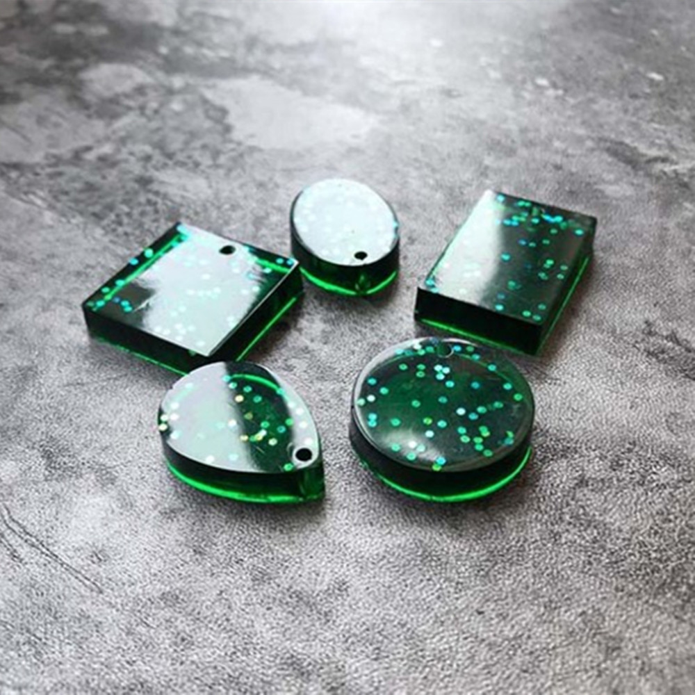 20Pcs/Set DIY Keychain Pendant - Silicone Epoxy Resin Molds Set 评论和价格