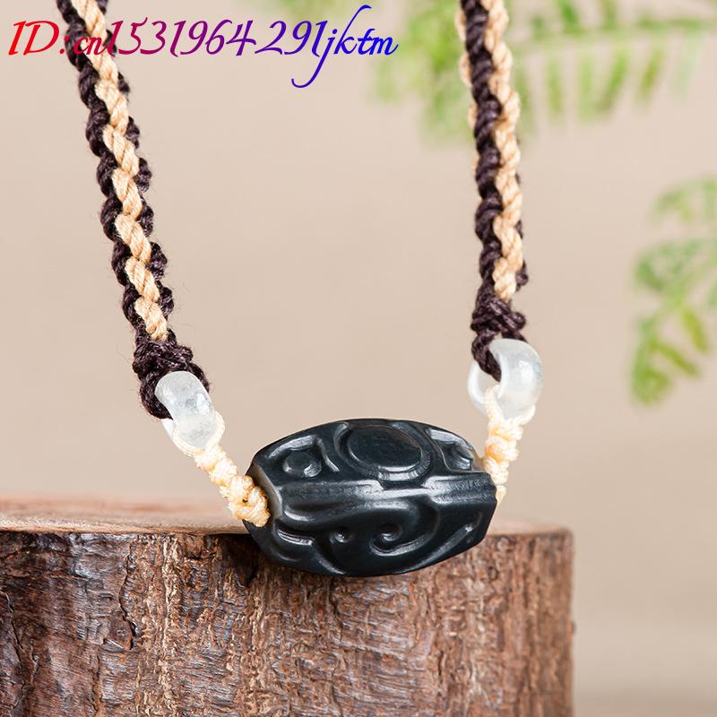 Hetian Jade Carve Bead Pendant - Beading 评论和价格