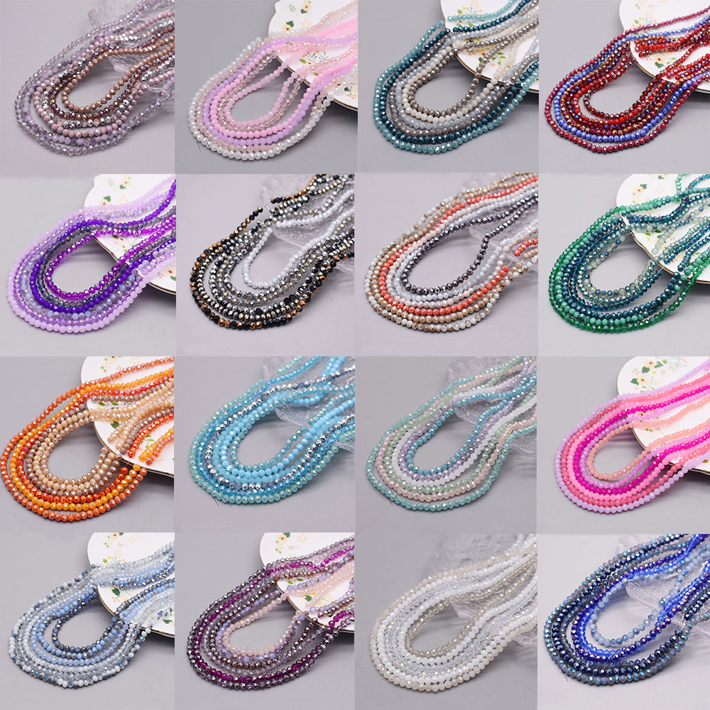 Color Scheme 6 strand/bag 4mm  - Glass Seed Beads 2Mm Jewelry Making 评论和价格