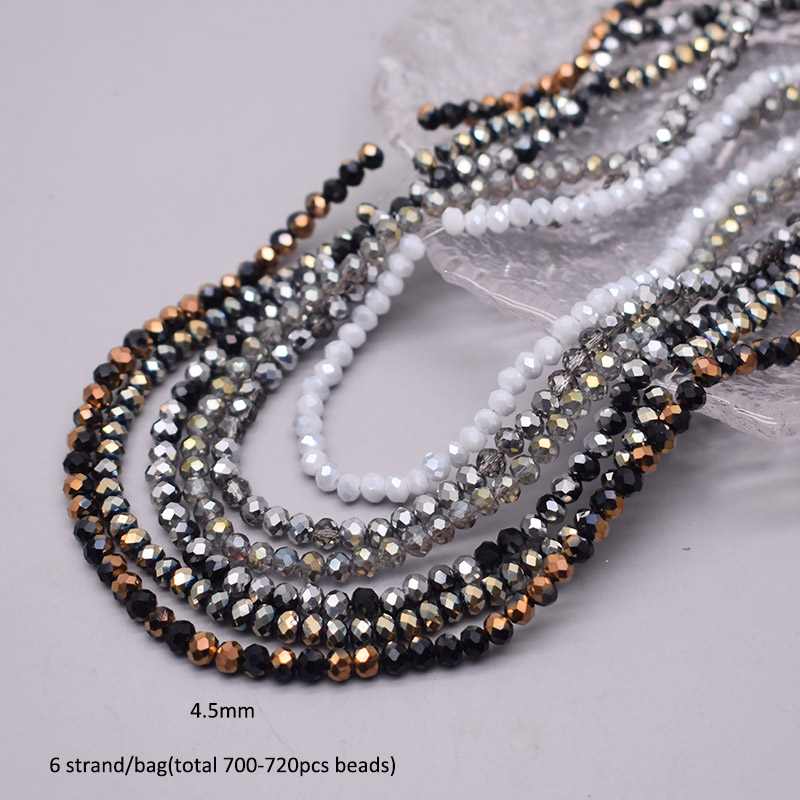 Color Scheme 6 strand/bag 4mm  - Glass Seed Beads 2Mm Jewelry Making 评论和价格