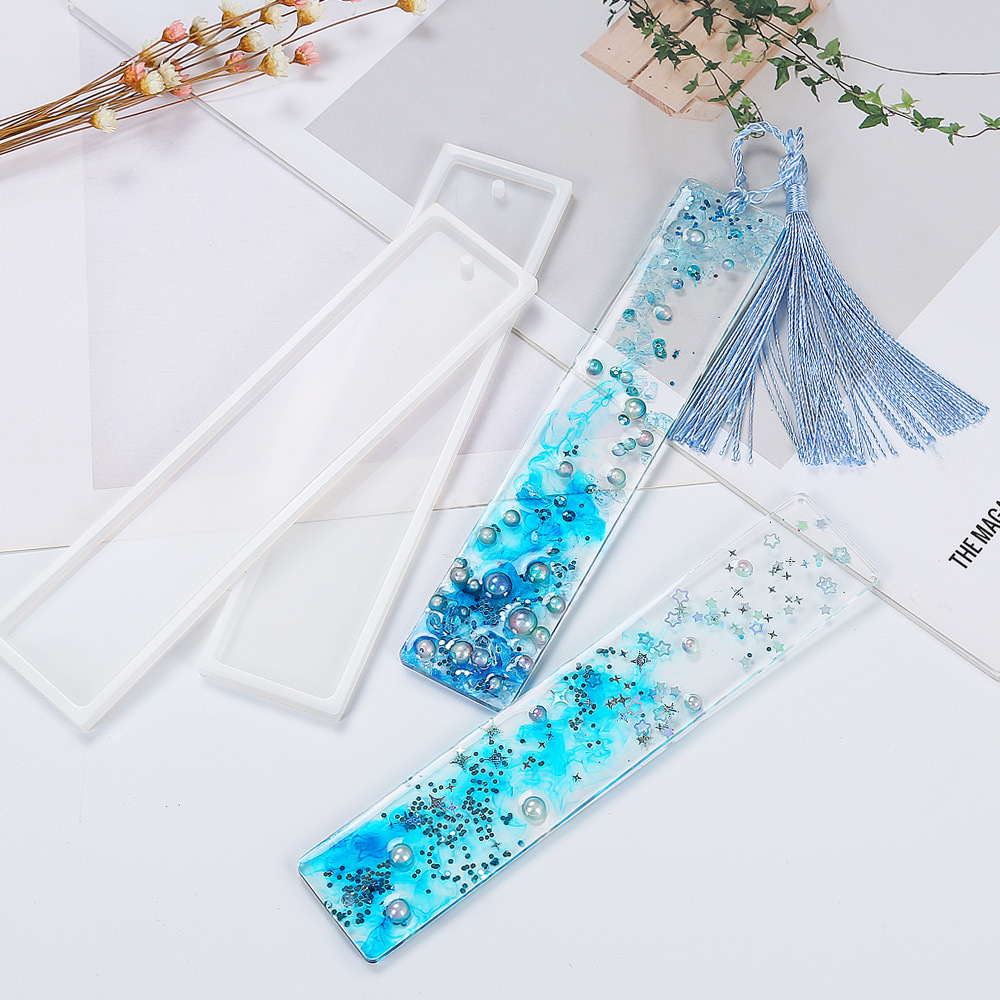 The New 6 Pcs/set Rectangle Si - Silicone Epoxy Resin Molds Set 评论和价格
