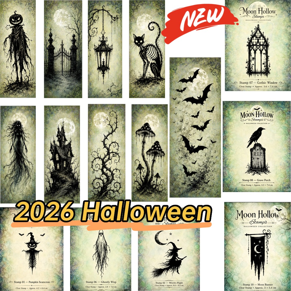 The Witch Riding a Broom Clear - Clear Silicone Stamps For Card Making 评论和价格