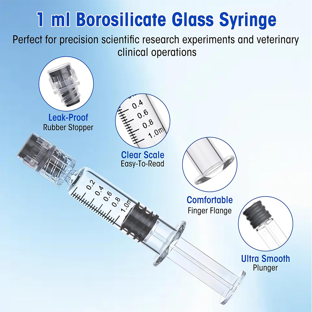 1ml Glass Luer Pet Food Measur - Craft Tools 评论和价格