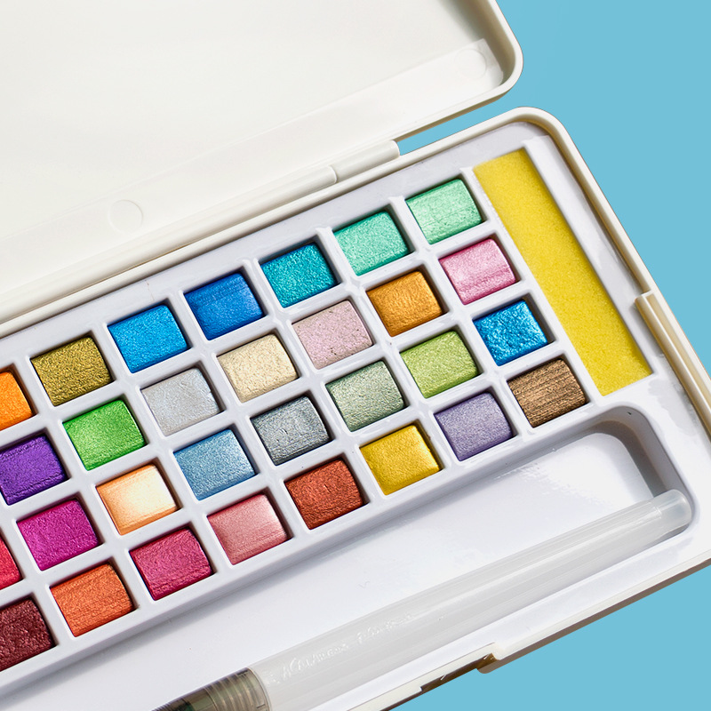 Solid Watercolor Paint Set Gli - Watercolor Paint Set Solid Pigment 评论和价格