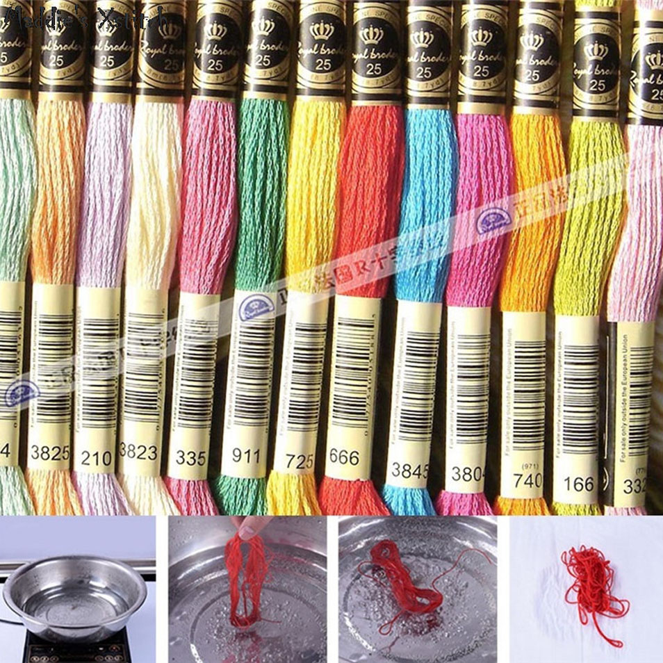 6702 DIY Cross Stitch Kits Cro - Cotton Embroidery Thread Skeins 评论和价格