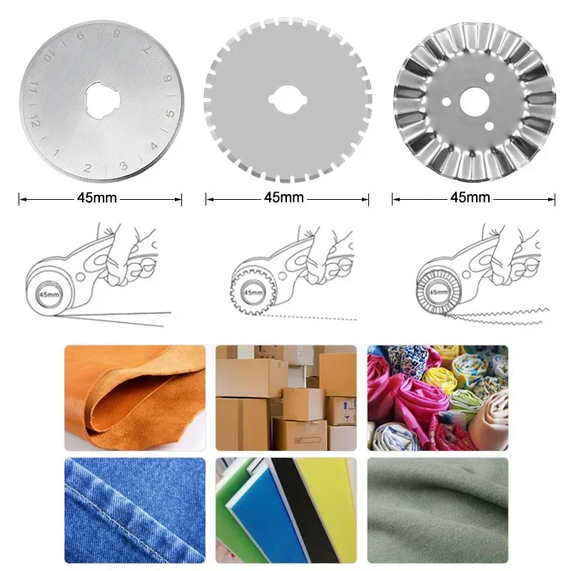 45MM Roller Wheel Knife Cloth  - Rotary Cutter For Fabric 45Mm 评论和价格