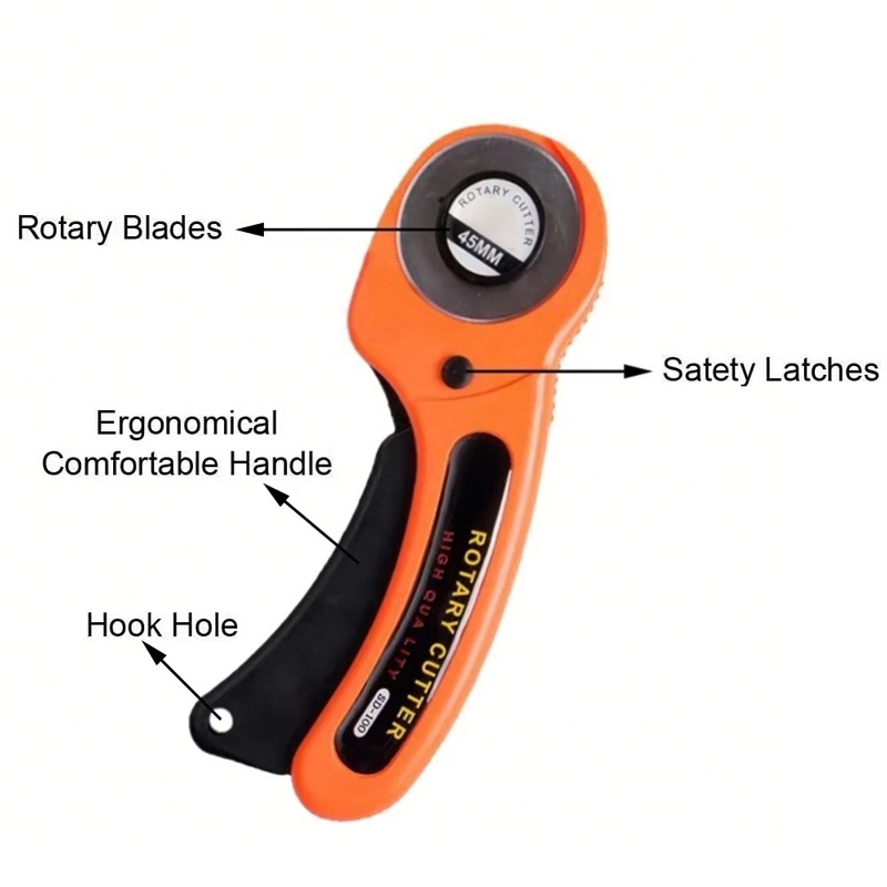 45MM Roller Wheel Knife Cloth  - Rotary Cutter For Fabric 45Mm 评论和价格