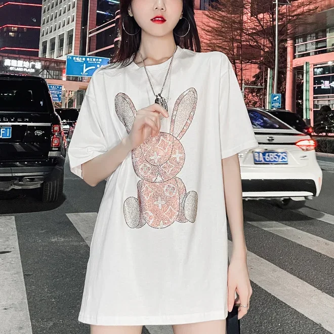 Women's Summer Casual T-Shirt: - Embroidery 评论和价格