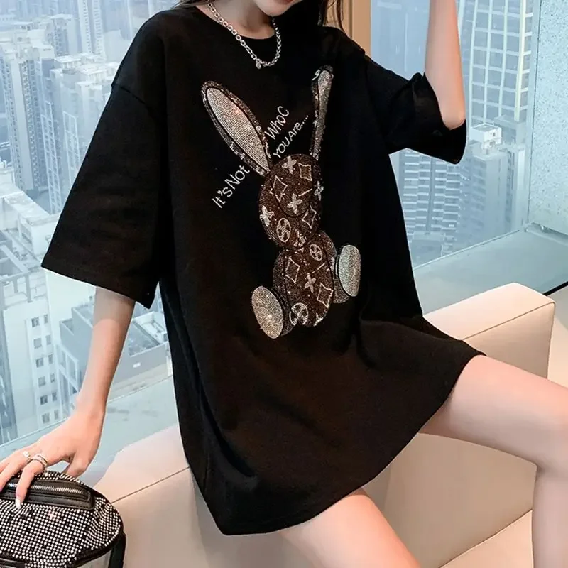 Women's Summer Casual T-Shirt: - Embroidery 评论和价格