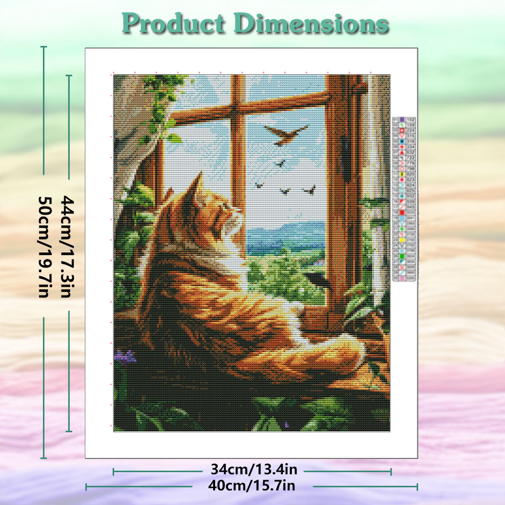 DIY Cross Stitch Kit for Begin - Cross Stitch Stamped Kits Beginners 评论和价格