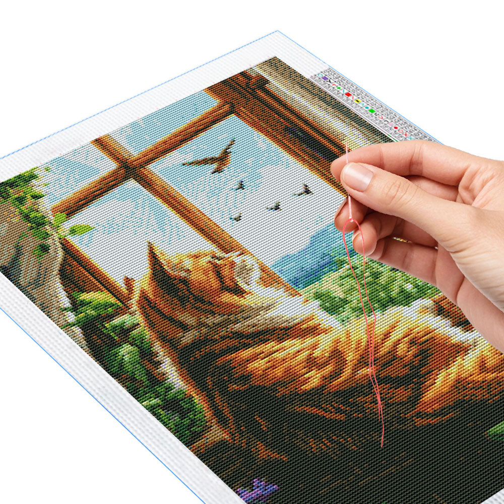 DIY Cross Stitch Kit for Begin - Cross Stitch Stamped Kits Beginners 评论和价格