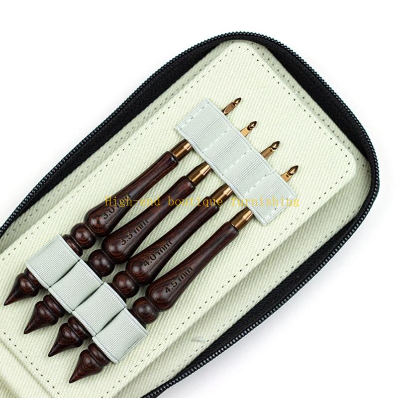 L9NB 8Pcs Ergonomic Wooden Han - Wooden Crochet Hooks Ergonomic Handle 评论和价格