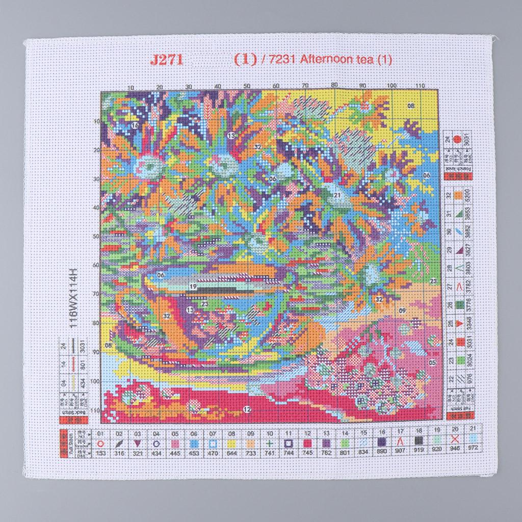 Cross Stitch Kits for Adults B - Cross Stitch Stamped Kits Beginners 评论和价格