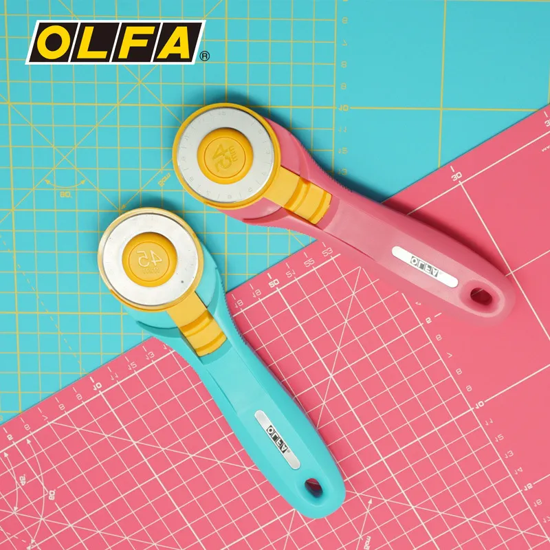 Olfa RTY-2/C 45mm Rotary Pinkl - Rotary Cutter For Fabric 45Mm 评论和价格