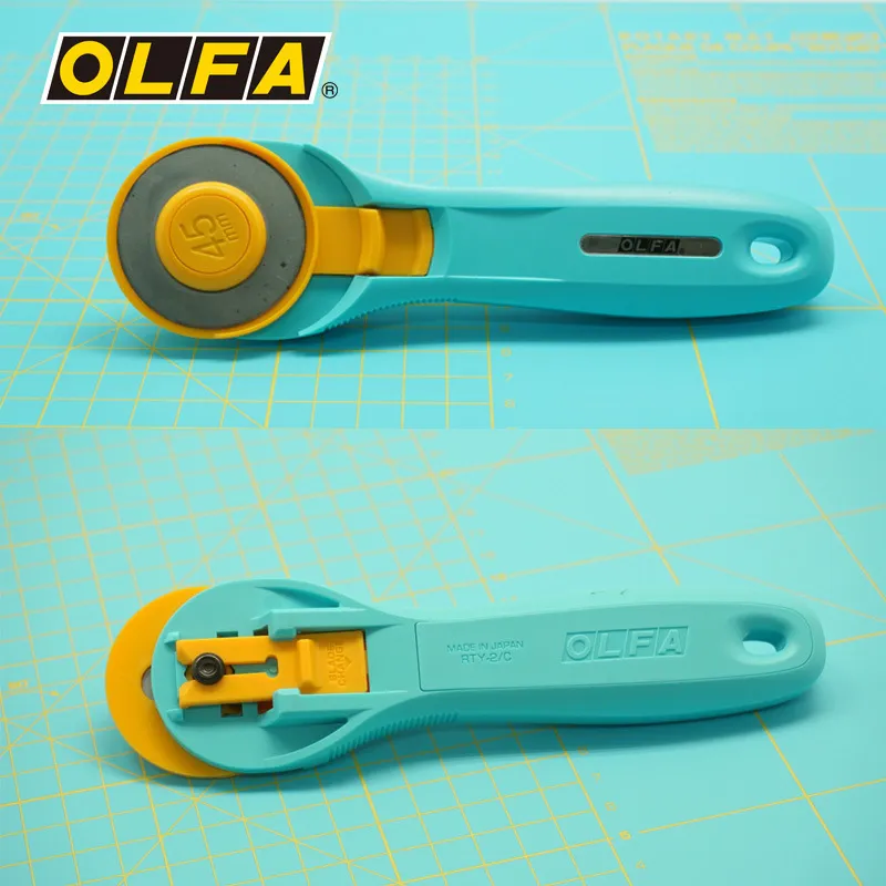 Olfa RTY-2/C 45mm Rotary Pinkl - Rotary Cutter For Fabric 45Mm 评论和价格