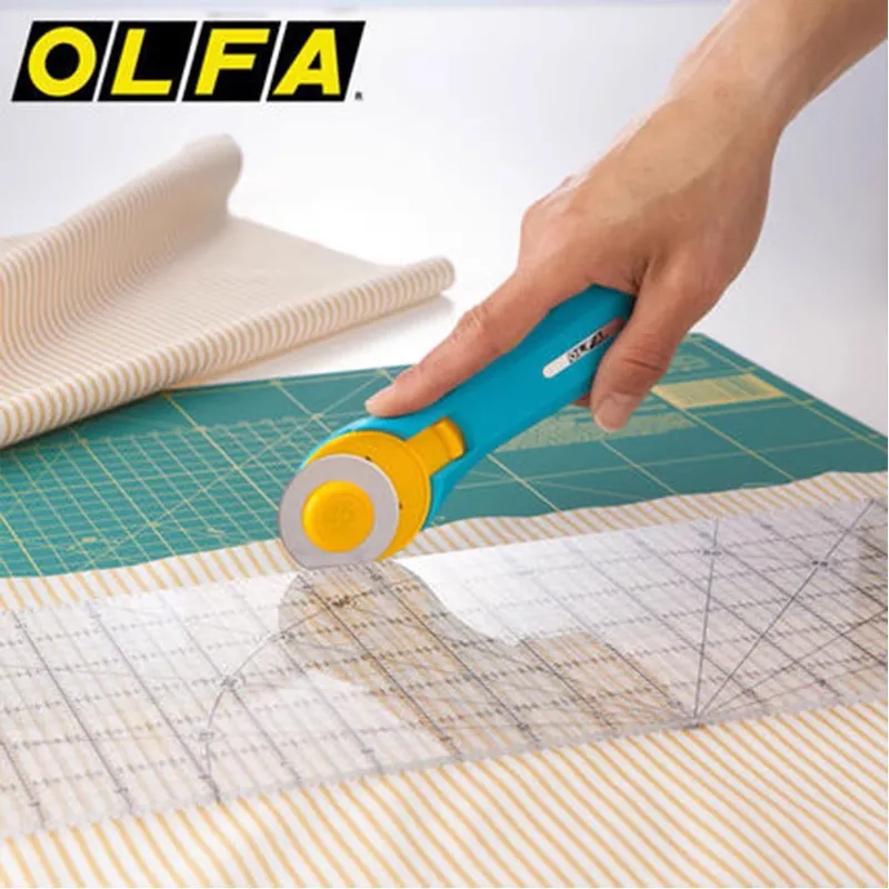 Olfa RTY-2/C 45mm Rotary Pinkl - Rotary Cutter For Fabric 45Mm 评论和价格