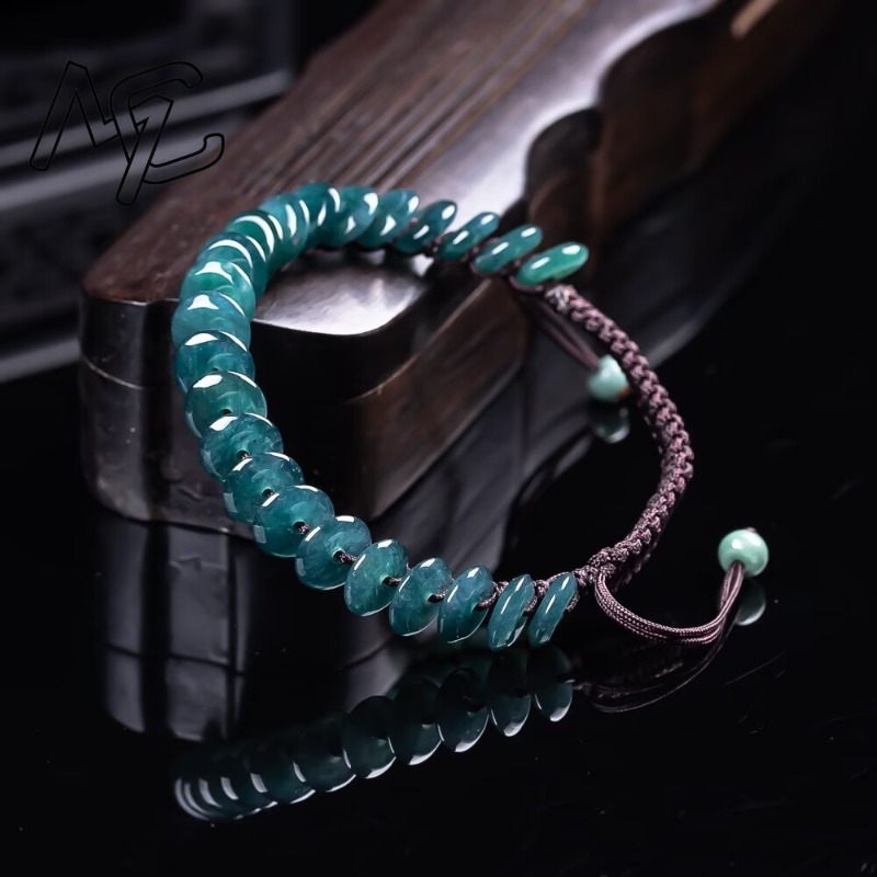 Natural Real Emerald Blue Wate - Beading 评论和价格