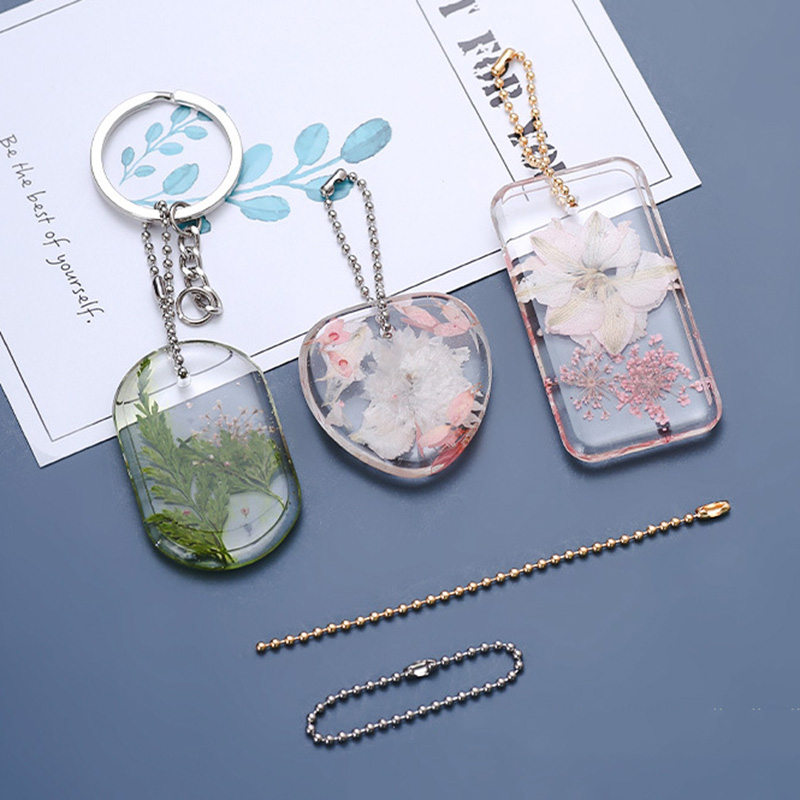 1/6/10pcs DIY Keychain Pendant - Silicone Epoxy Resin Molds Set 评论和价格