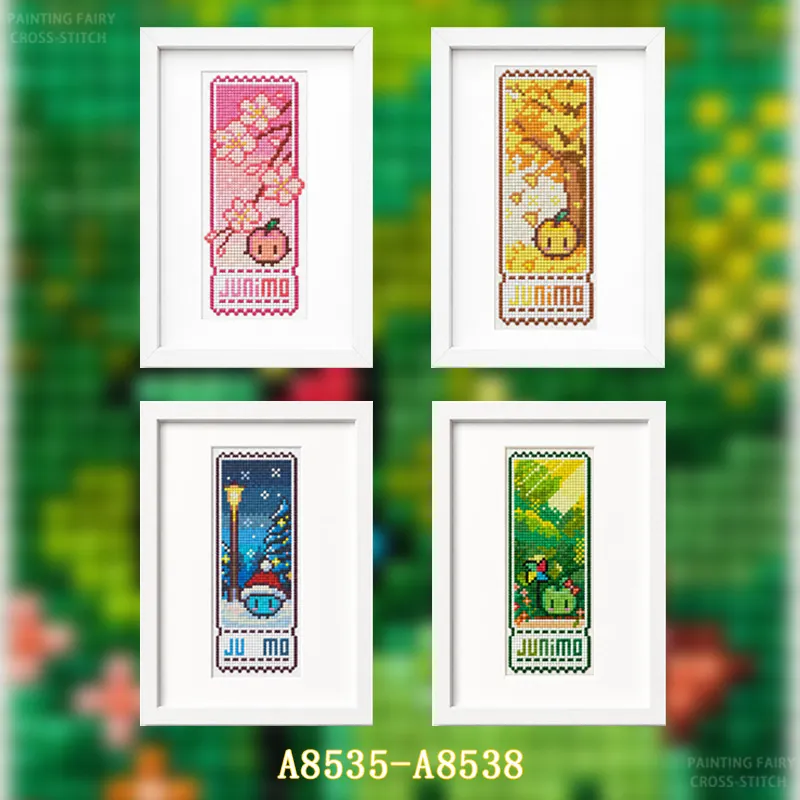 [A-Four Seasons Series]Beginne - Cross Stitch Stamped Kits Beginners 评论和价格