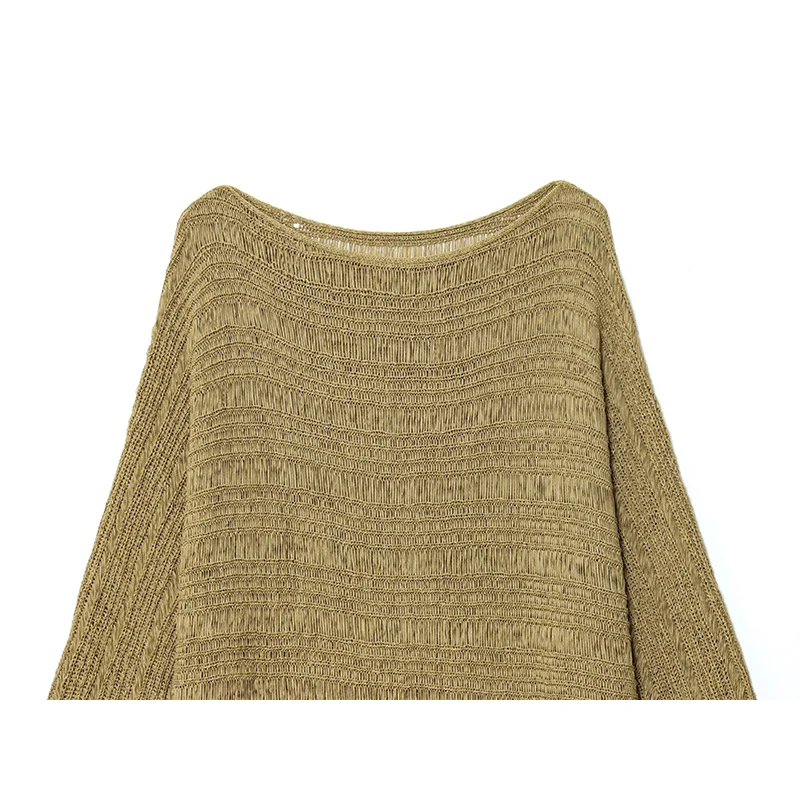 Vintage Boat Neck Knit Sweater - Embroidery 评论和价格