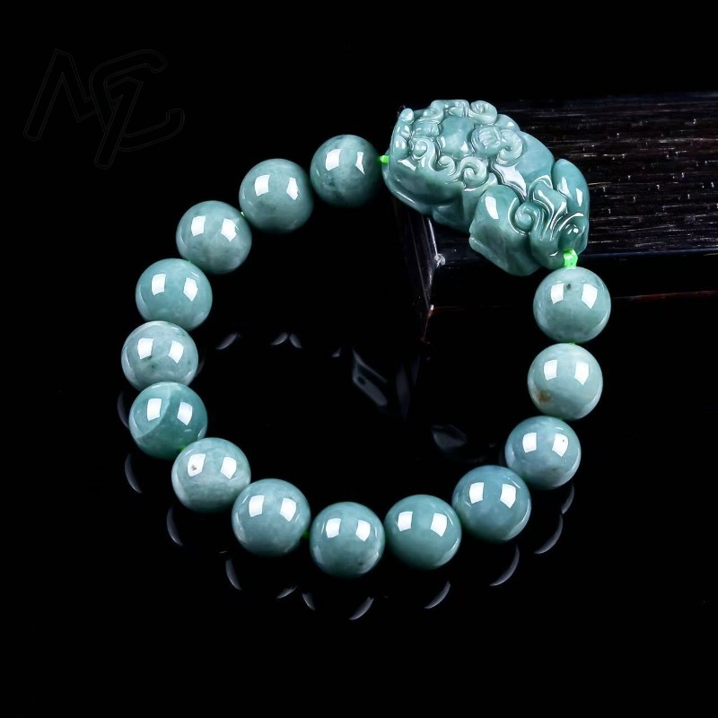 Natural Real Emerald Blue Wate - Beading 评论和价格