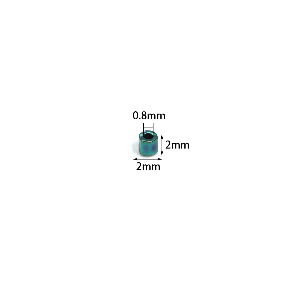 10/50g 2mm Bottled/Bagged Meta - Glass Seed Beads 2Mm Jewelry Making 评论和价格