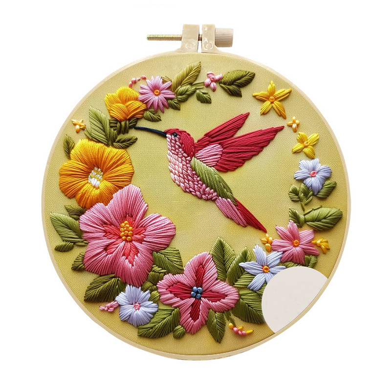 Hummingbird Embroidery Kit for - Cross Stitch Stamped Kits Beginners 评论和价格