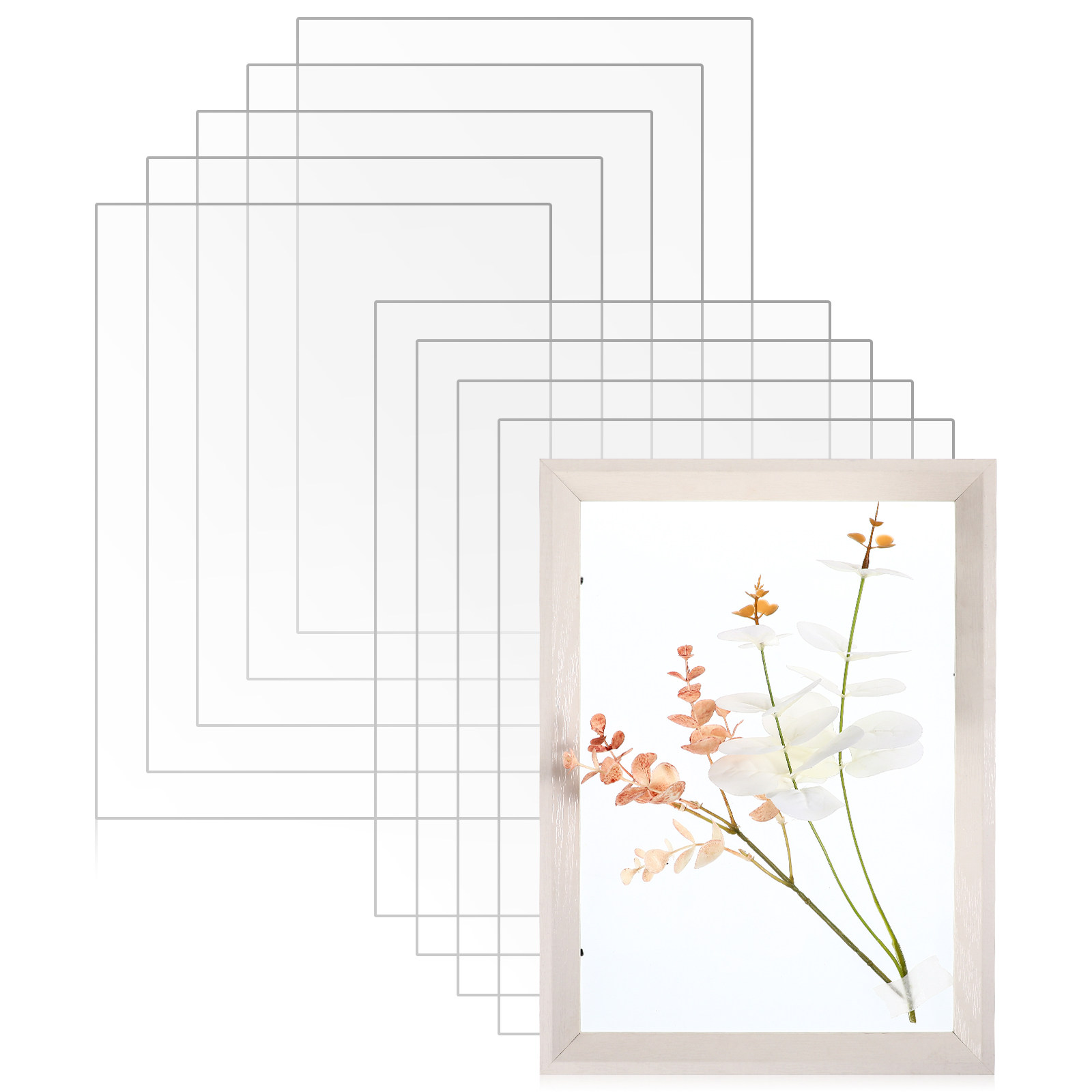 10pcs Clear Plastic Sheets A4  - Painting Supplies 评论和价格
