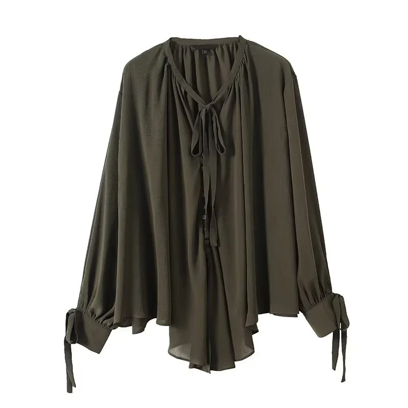 2025 French Style Women's Shir - Embroidery 评论和价格